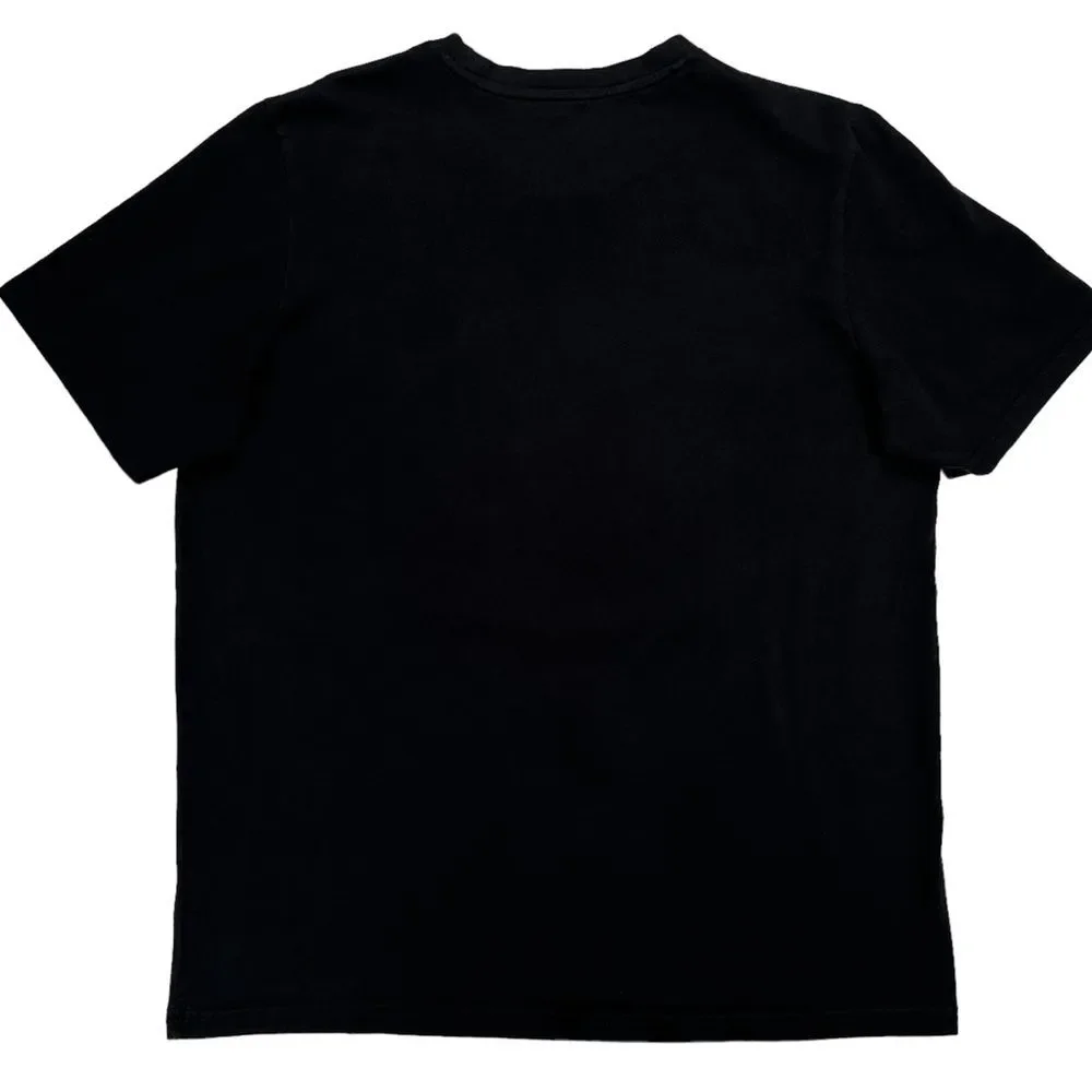 Adidas Double Rims Graphic Short Sleeve T-Shirt Mens Size L Black Basketball